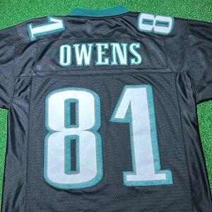 Mens STITCHED Terrell Owens Philadelphia Eagles jersey by Reebok (Size Medium)